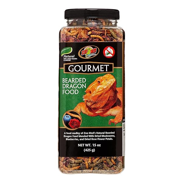 ZOO MED GOURMET BEARDED DRAGON FOOD 15 OZ – PACK OF 3
