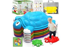 OCHIDO Stepping Stones for Kids Gifts 3 4 5 6 7+ Year Old,6 Pcs Turtle Balance Stepping Stones Coordination Skills Obstacle Courses Sensory Toys for Toddlers Ages 3 4 5,Outdoor/Indoor Play Kids Gift