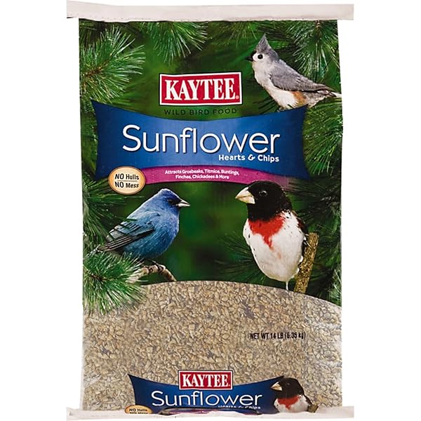 KAYTEE SUNFLOWER HEARTS & CHIPS WILD BIRD FOOD...
