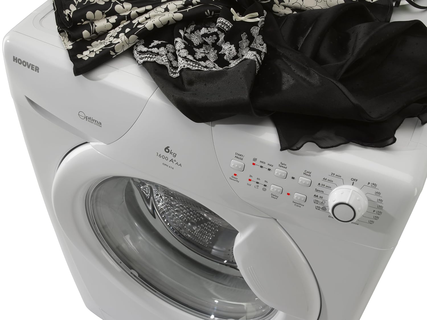 Hoover Optima OPH616-80 6kg Capacity Washing Machine (White): Amazon.co.uk:  Large Appliances