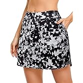 CHICHO Women's Athletic Skirt Tennis Skort with Pockets Golf Skirts Workout Running Sport Skorts