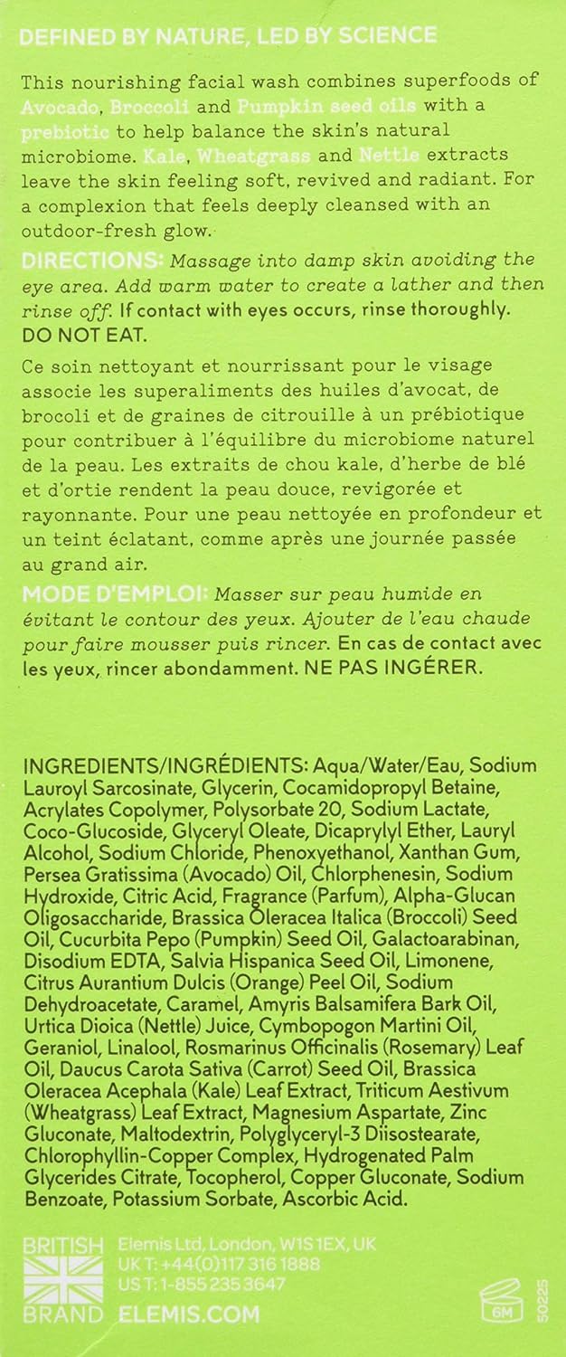 ELEMIS Superfood Face Wash 200ml - Image 4