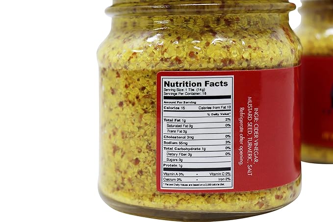 Amazon Com Brooklyn Diner Real Jewish Mustard With Mustard Seeds Grocery Gourmet Food
