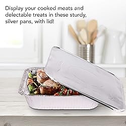 Foil Pans with Lids - 9x13 Aluminum Pans with