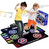 YOZISS Bluetooth Dance Mat Kids, Dance Mat for Girls and Boys, Non-Slip Portable Dance Pad, 5 Music Game Modes, Electronic Dance Mat Birthday Gift for Kids Ages 4-12