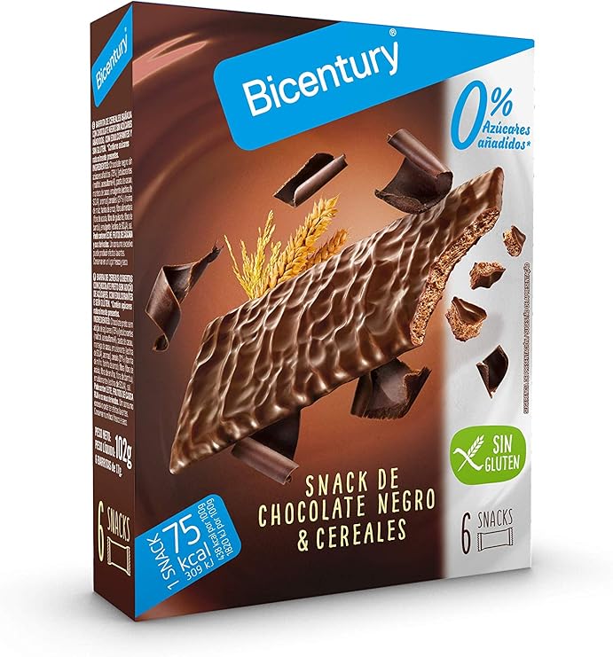 Bicentury - Barre De Chocolat Noir Sarialis Cereals
(102g) DLC: Juillet26 main image 1