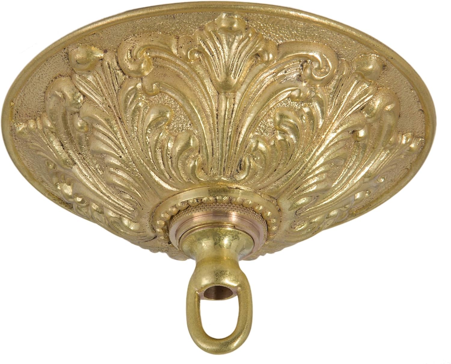 Oil Lamps & Accessories - B&P Lamp® Heavy, Antique Style Cast Brass Canopy Kit, 5 1/2