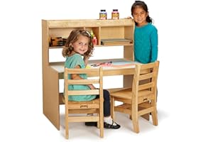 Jonti-Craft Dual Writing Desk,Gold