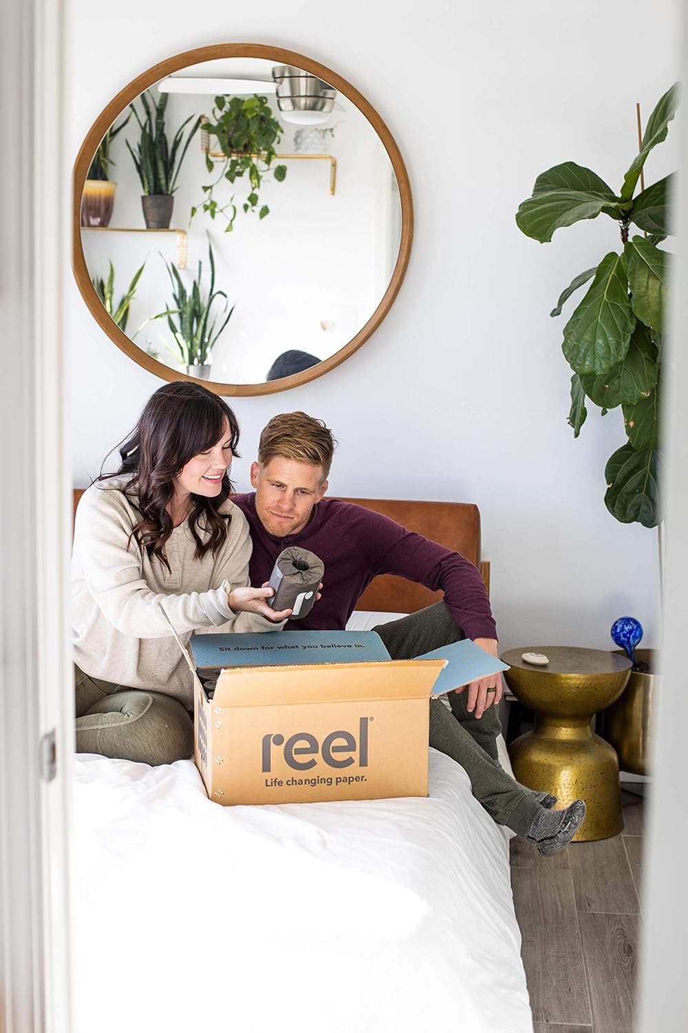 Reel, Tree-Free, 100% Bamboo Toilet Paper (Box of 24 rolls): Health & Personal Care