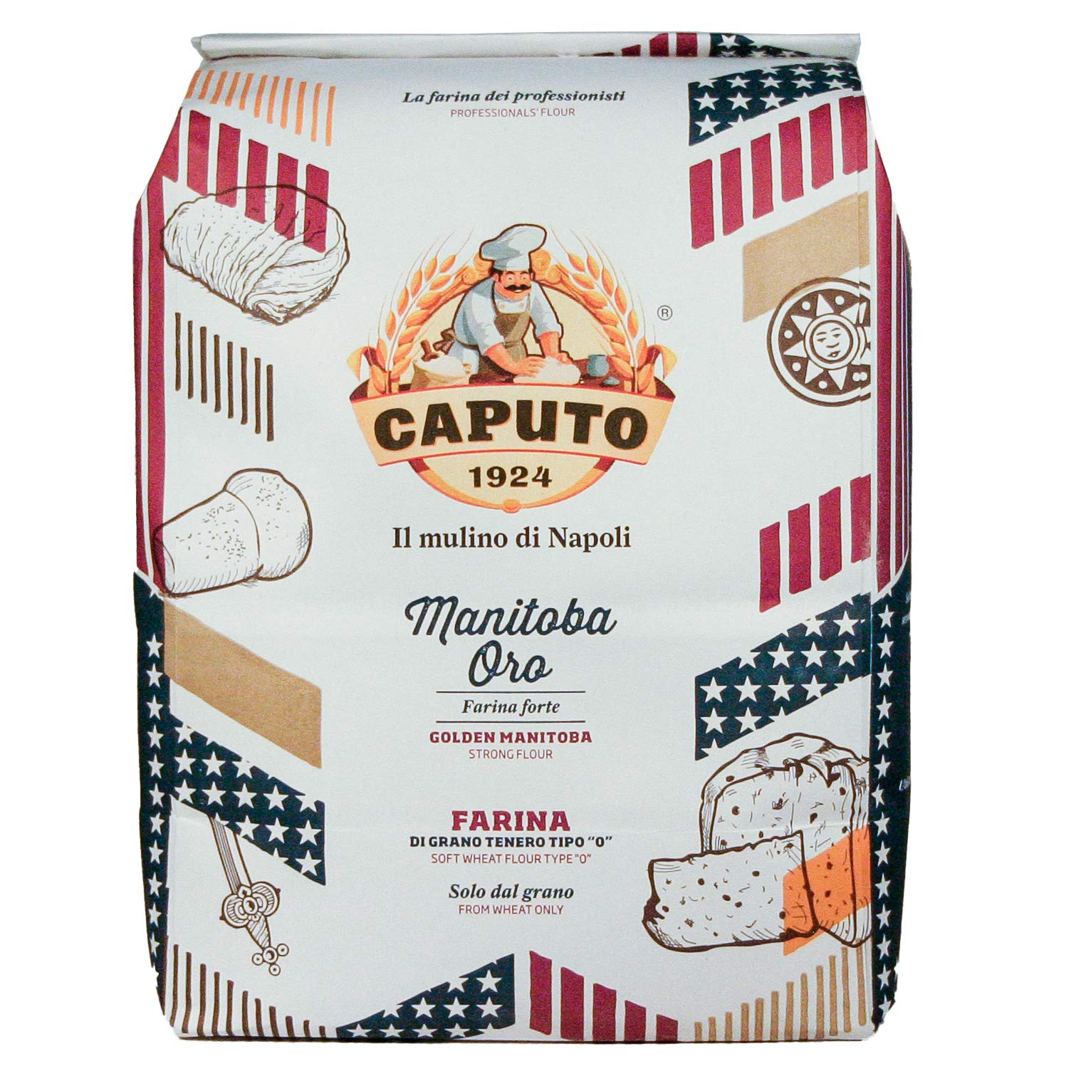 Mulino Caputo Manitoba Oro Tipo 0 Flour - 5-Kg Bag