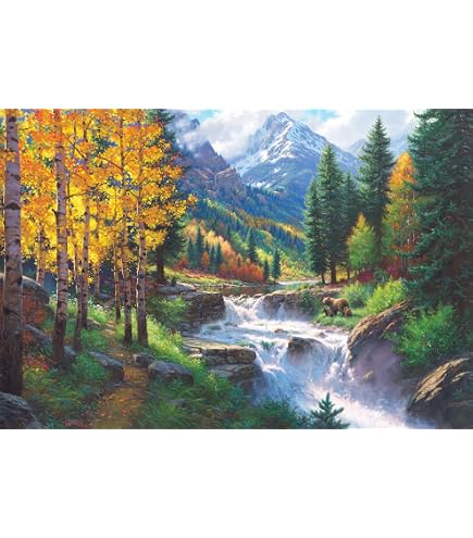 Cobble Hill - Puzzle Da 1000 Pezzi, Con Poster Campione Incluso