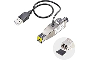 StarTech.com Gigabit Fiber to RJ45 Ethernet Media Converter Dongle, Optical Singlemode 10km/Multimode 800m, TAA, USB Powered