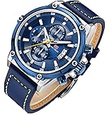 STONE メンズ 腕時計 クォーツ 多機能 ウォッチ シンプル 男性 時計 クロノグラフ 日付表示 夜光 革バンド