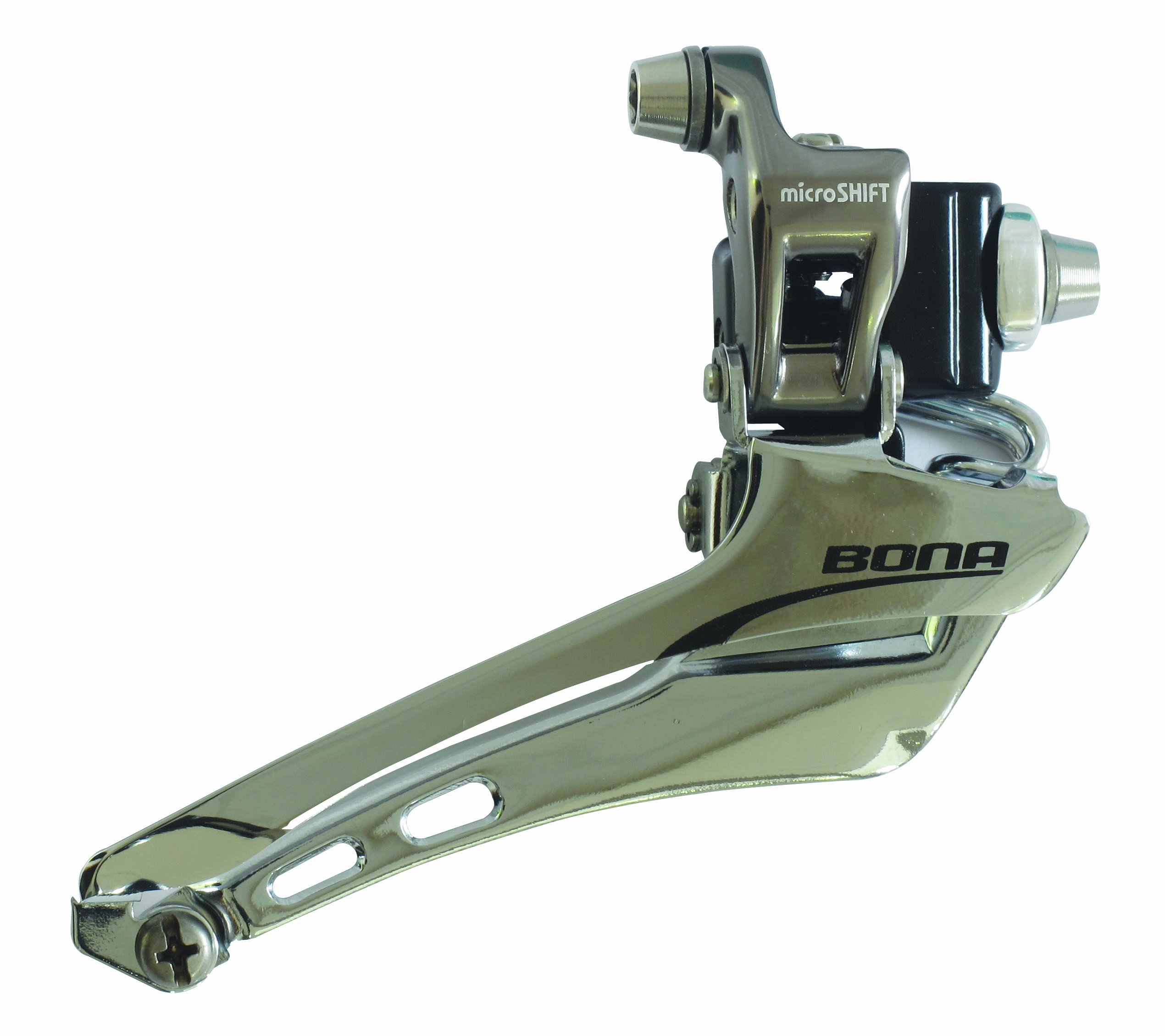 Microshift R72G Bona Double Braze On - Silver