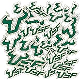 Desert Cactus University of South Florida Sticker USF Bulls Sticker Vinyl Decals Laptop Water Bottle Car Scrapbook Sheet T1 (Type 1-1)