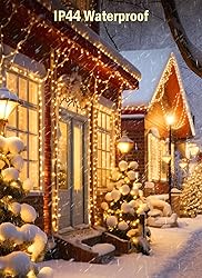 Battery Operated String Lights Outdoor, 2 Pack