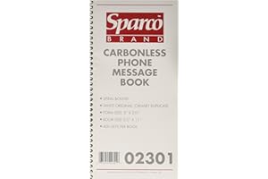 Sparco Telephone Message Book, 400 Sets, 5-1/4 x 11 Inches Sheet , White (SPR02301)