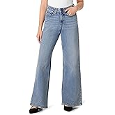 Amazon Essentials Women's High-Rise Wide Leg Crop Jeans
