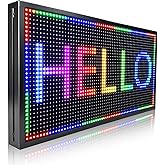 ZONTRONCM P10(26" * 14") Open Led Scrolling Sign Programmable Digital Outdoor Message Board Message Board Wifi Control Display Screen Matrix Panel Electronic For Business Full Color