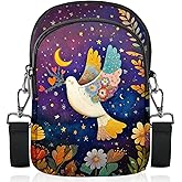 wiuurs Crossbody Bags for Women Cell Phone Crossbody Bag Casual Over Shoulder Handbag Purse Lightweight with Adjustable Strap