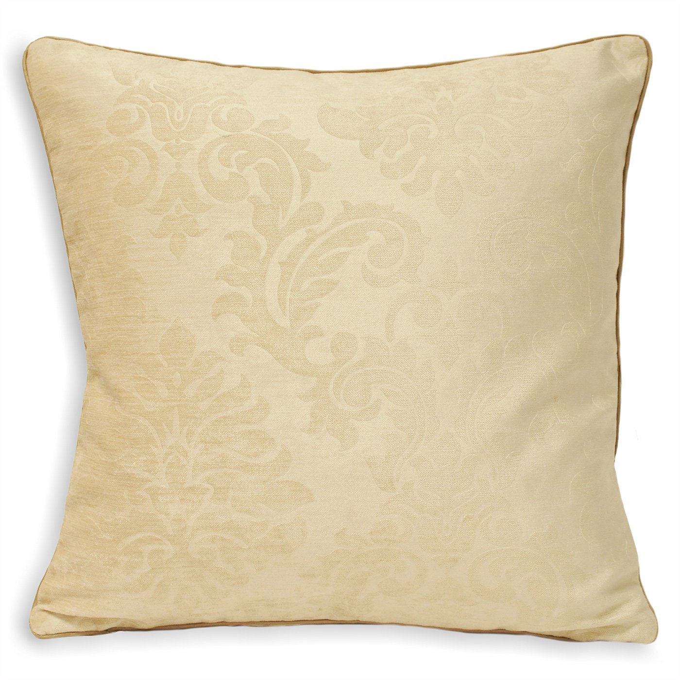 Downton Cream Cushion-43cm x 43cm-Cushion Case Only Downton Cream Cushion-43cm x 43cm-Cushion Case Only