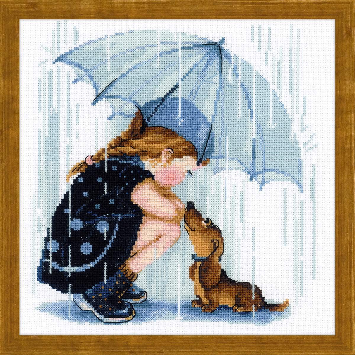 RIOLIS Cross Stitch Kit - 1720 - Under My Umbrella