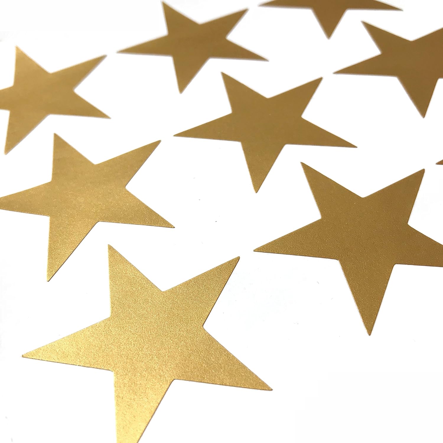 TOARTi Stars Wall Decals (124 Decals) Wall Stickers Removable Home Decoration Easy to Peel Stick Painted Walls Metallic Vinyl Polka Wall Decor Sticker for Baby Kids Nursery Bedroom (Gold Stars): Home & Kitchen