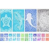 Widdonen Thin Turkish Beach Towel Lightweight Quick Dry Absorbent Cotton Bathroom Bath Pool Swim Towels Extra Large Oversized Sand Free Beach Accessories Essentials Cloud Gifts for Adult