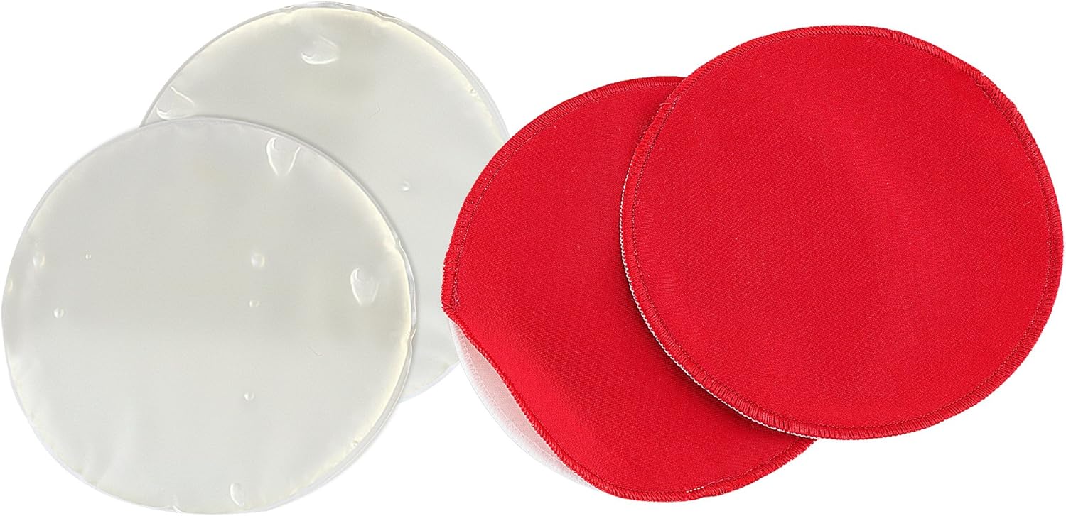 Pariday Tendher Reusable Soothing Breastfeeding Gel Pads with Absorbent Covers - Image 4