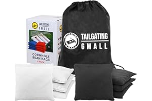Tailgating Gmall Cornhole Bags Set of 8 Regulation Professional Corn Hole Bean Bags Weather Resistant for Tossing Adults Yard Game