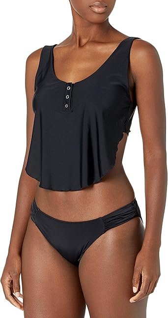 Knot front bikini crop top Clearance