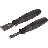 Titan 17016 2-Piece Carbide Scraper Set | Includes 5/8-Inch and 1-1/4-Inch Wide Blades, 6-inch Handles with 2-Inch Blade Lengths