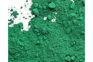 ROCK N SOIL Green Pigment Powder, Matte Green Iron Oxide Powder, Green Concrete Pigment Powder, Green Grout Colorant, Color Dye for Cement Clay Wood Stain Putty Epoxy Resin - 5 Oz, Green