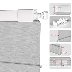 Sulugood No Tools No Drill Cordless Light Filtering