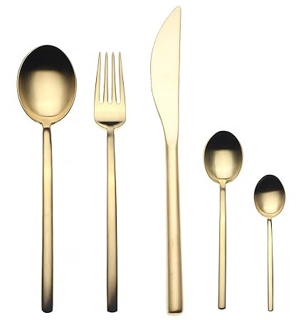 Mepra 108022030M - Cubertería especial unificada, color dorado