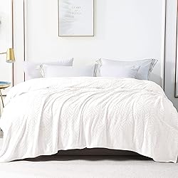 Whale Flotilla Flannel Fleece Twin Size Blanket for