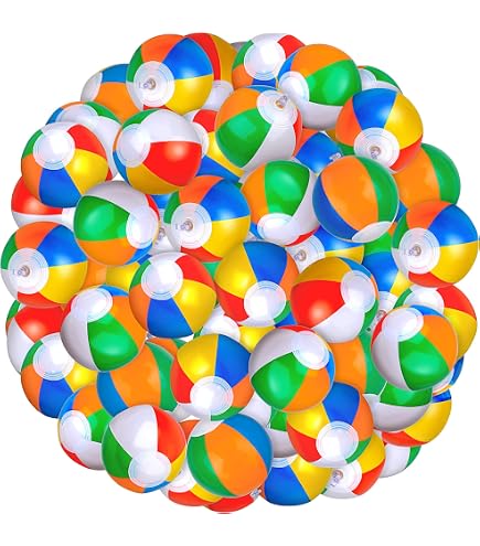 Set De 2 Pelotas De Playa Inflables De 40 Cm Con Lentejuelas Brillantes, De PVC, Para Niños Y Adultos En Piscina, Playa Y Actividades Al Aire Libre