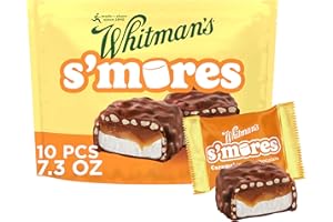 RUSSELL STOVER WHITMAN'S S'Mores Caramel Milk Chocolate Candy, Bag 7.3. oz