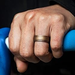ThunderFit Silicone Wedding Rings for Men