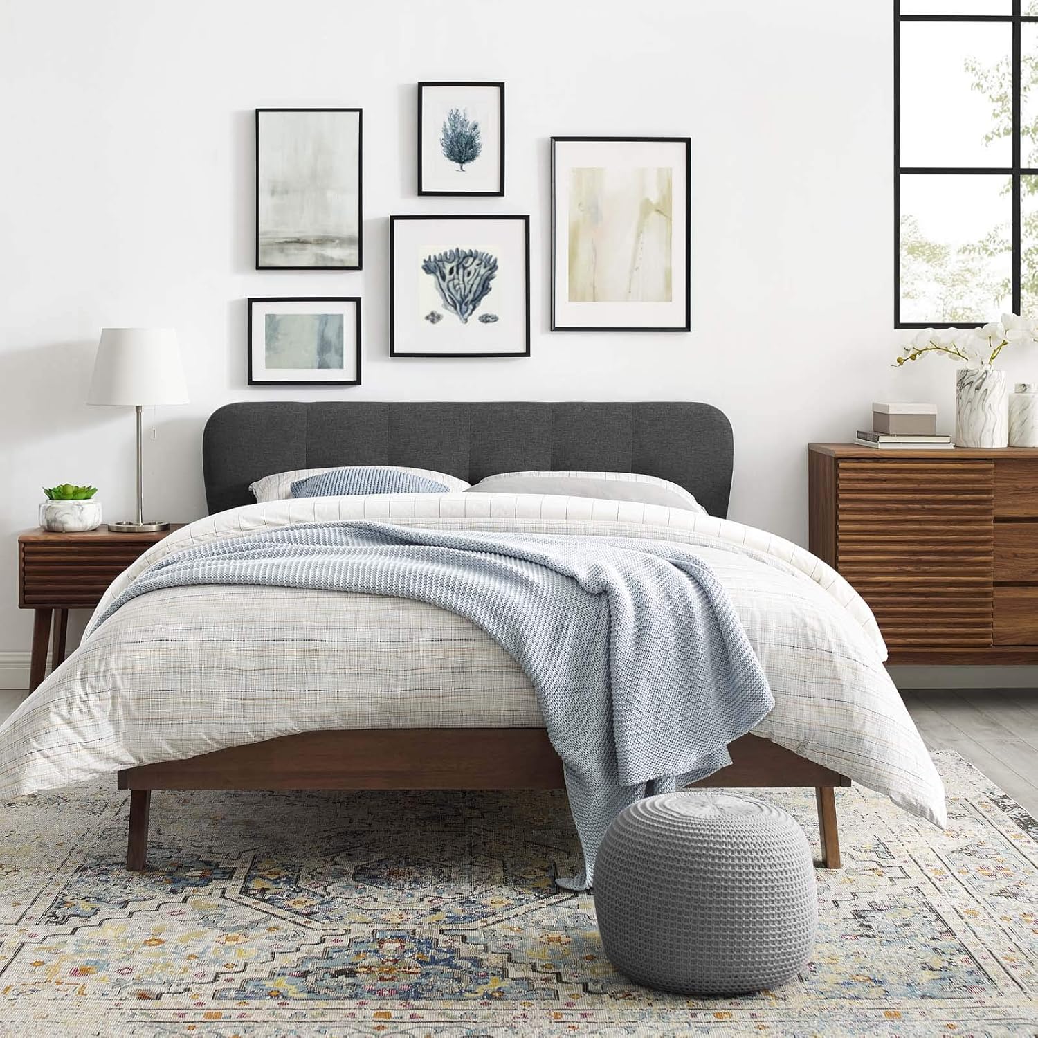 Best Mid Century Platform Bed Frame Queen
