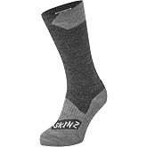 SEALSKINZ Unisex Waterproof All Weather Mid Length Sock