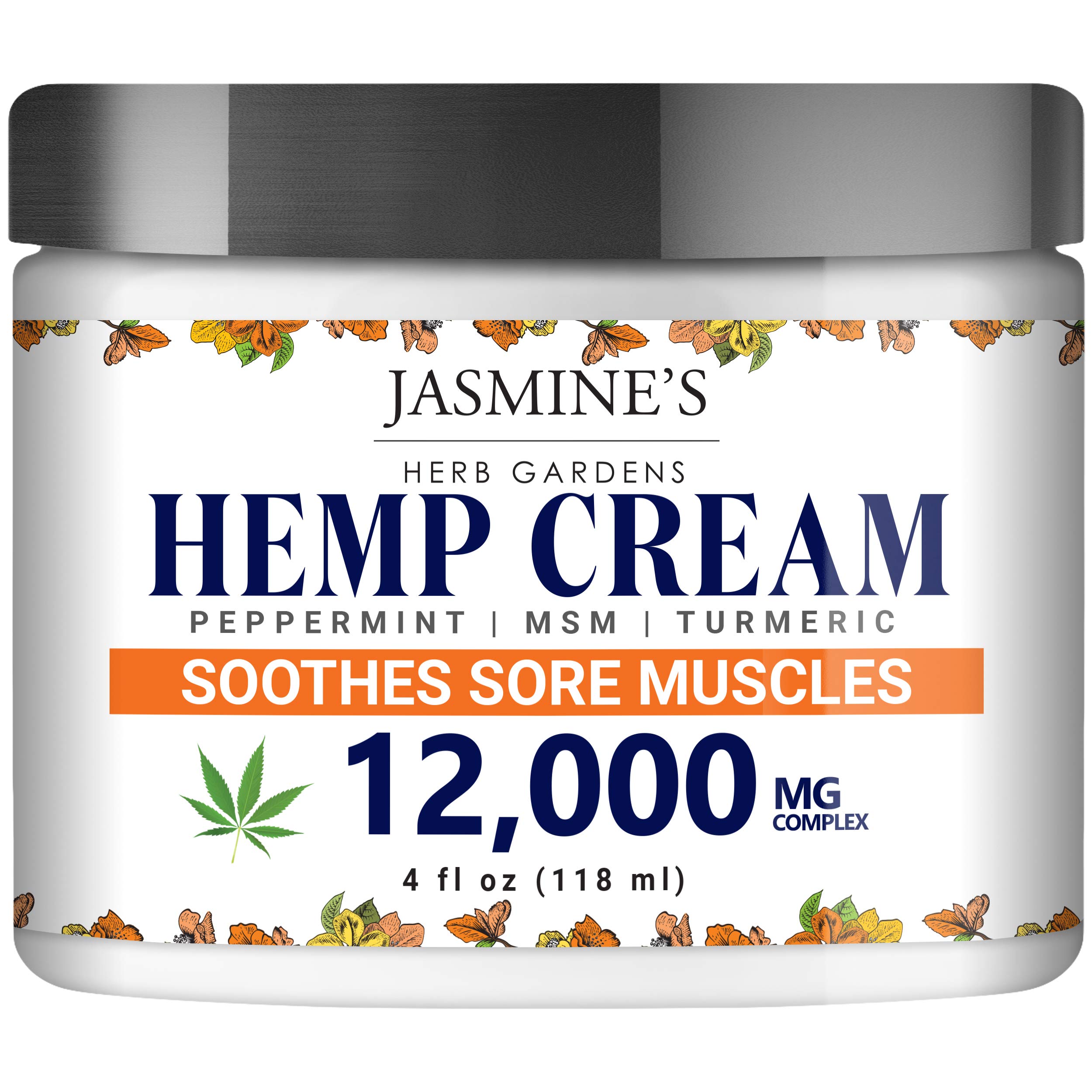 Hemp Cream for Pain, Sore Muscle and Joints by Jasmine's Herb Garden