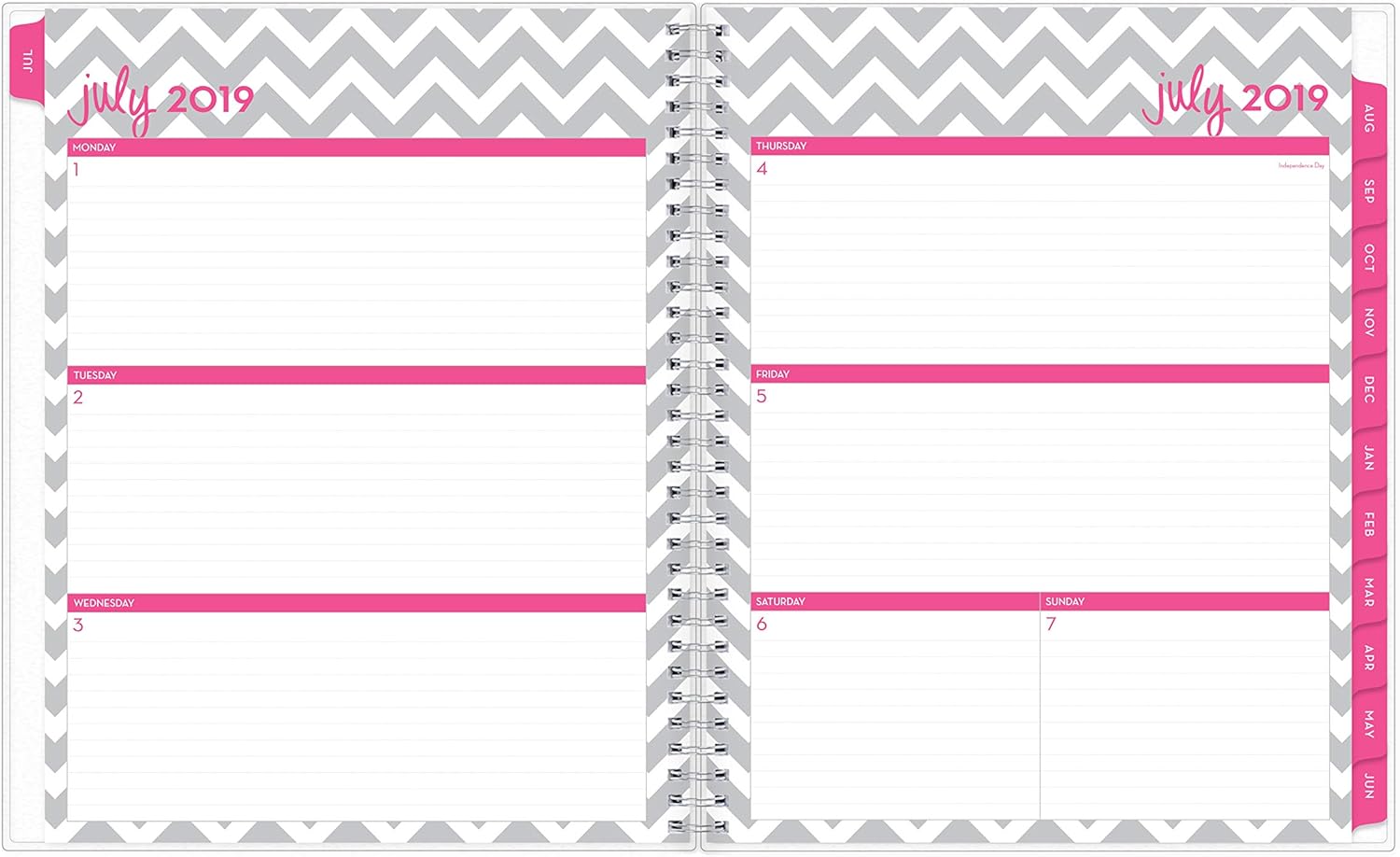Dabney Lee for Blue Sky 2019-2020 Academic Year Weekly & Monthly Planner, Flexible Cover, Twin-Wire Binding, 8.5" x 11", Ollie : Office Products