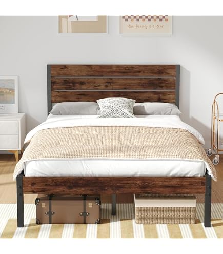 Amazon.com: タンスのゲン Tansu no Gen Full Bed Frame with