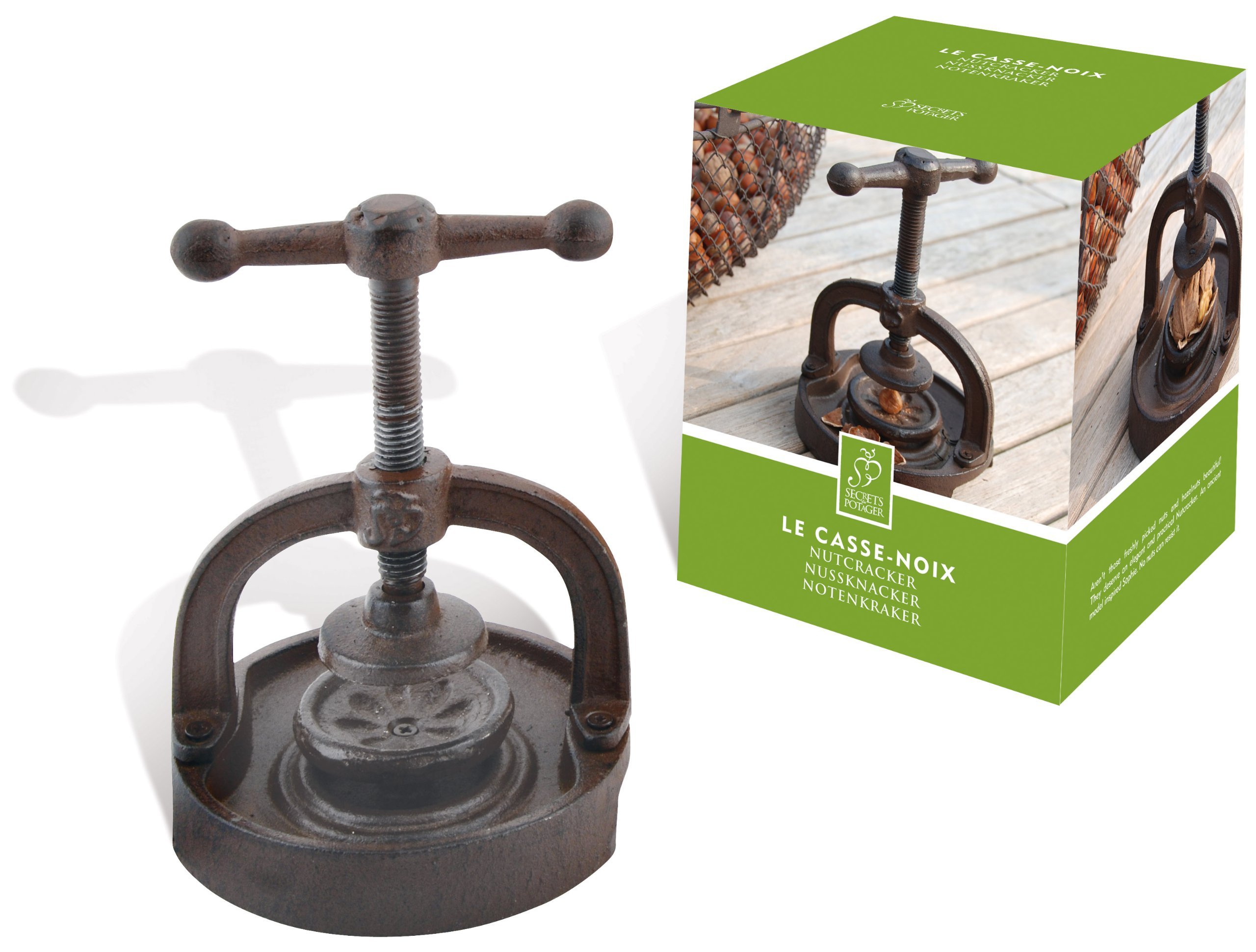 Esschert Design C3031 Nutcracker, Cast Iron, Brown, 13.8 x 13.7 x 16.6 cm