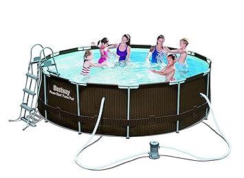 Piscine Tubulaire Bestway Aspect Rotin D 366 X H 1 M Filtre
