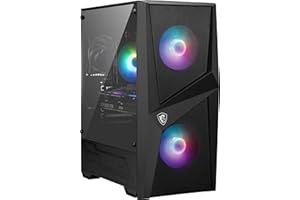 MSI Codex R Gaming Desktop: Intel Core i5-13400F, Geforce RTX 4060, 16GB DDR5, 1TB m.2 NVMe SSD, 80+ Gold PSU, WiFi, Keyboard & Mouse, DIY Friendly, Windows 11 Home: 13NUC5-087US