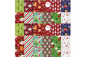 24Pcs Christmas Cardstock 12x12 Double Sided Pattern Christmas Paper for Card Making Craft Supplies for DIY Photo Album Journ