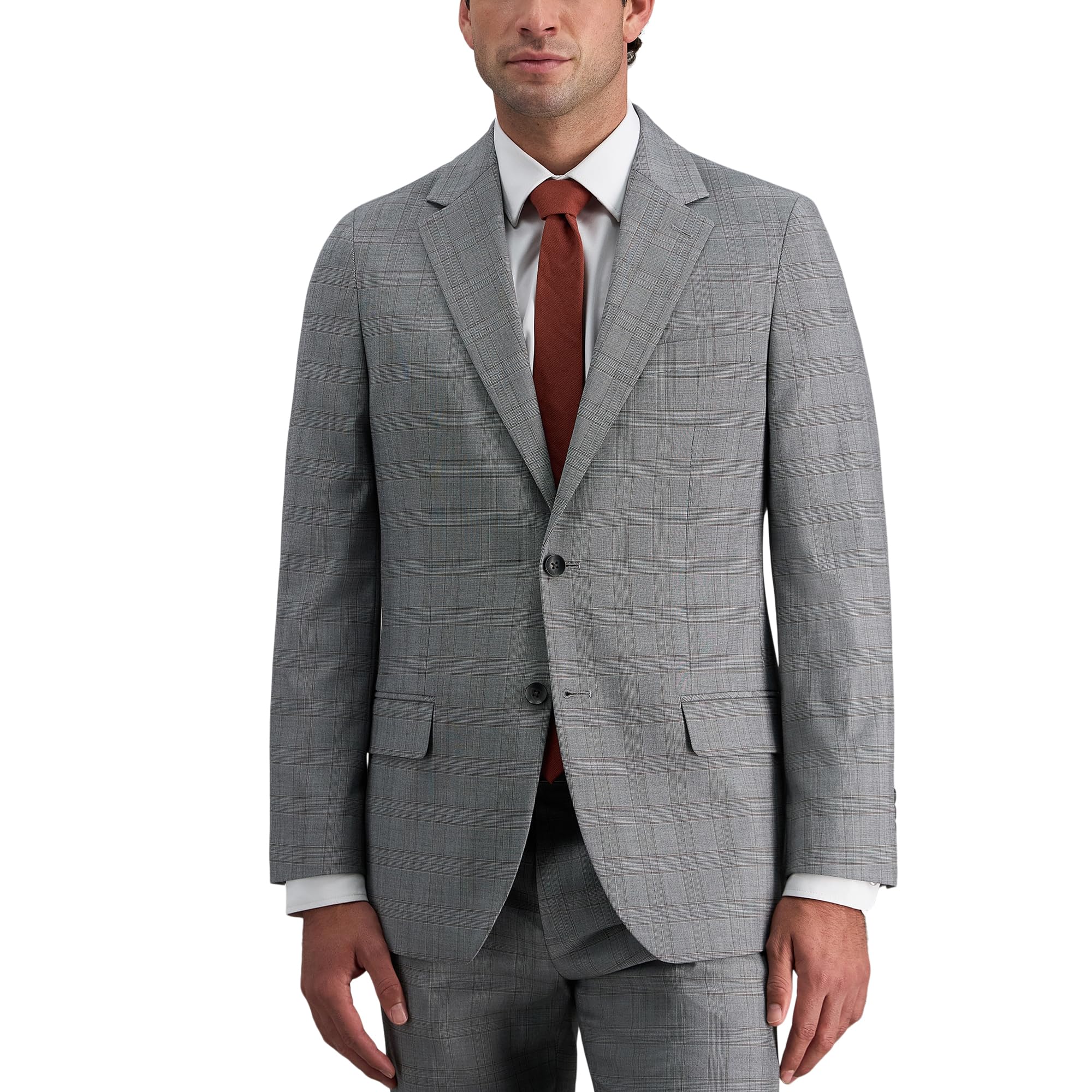 Haggar Men’s JMH Tailored Fit Suit Separates – Pants and Jackets – 50 Regular Grey