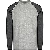 BOCOMAL FR Shirts Two-Tone Crew for Summer 4oz EX Lightweight Flame Resistant Long Sleeve Work T-Shirt Base Layer